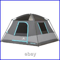 Ozark Trail 10' x 9' Dark Rest Frp Cabin Tent Sleeps 6 Canopy Shelter Sleeper