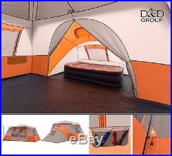 Ozark Trail 11 Person 3 Room Instant Cabin Family Large Tent Camping NEW Outdoor