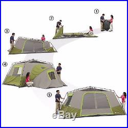 Ozark Trail 11 Person 3 Room Instant Cabin Family Large Tent Camping Outdoor NEW