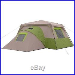 Ozark Trail 11 Person 3 Room Instant Cabin Tent Large Camping Outdoor Hiking NEW