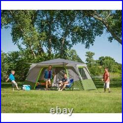 Ozark Trail 11-Person Instant Cabin Tent with Private Room Green
