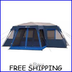 Ozark Trail 12 Person 2 Room Instant Cabin Tent Easy Setup Family Camping Hunt