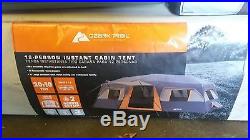 Ozark Trail 12-Person 3-Room Instant Cabin Tent Family Tents
