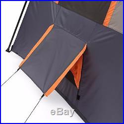 Ozark Trail 12 Person 3 Room Instant Cabin Tent Orange 20'x10' x 80H