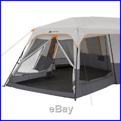 Ozark Trail 12 Person 3 Room Instant Cabin Tent With Screen Room 817427014585