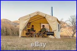 Ozark Trail 12x10 Wall Tent North Fork Outfitter with Stove Jack Camping Hunting