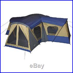 Ozark Trail 14 Person 3 Room Cabin Tent Family Outdoor Camping Shelter Gear Cam