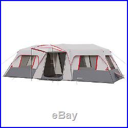 Ozark Trail 15 Person Instant Cabin Camping Tent Large 3 Room Family Split Base