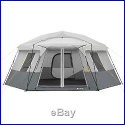 Ozark Trail 17' x 15' Person Instant Hexagon Cabin Camping Tent, Sleeps 11