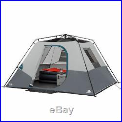 Ozark Trail 6-Person Instant Cabin Tent for Camping With LED Light Outdoor