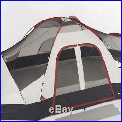 Ozark Trail 8 Person Camping Tent 2 Room Outdoor Family Dome Tent Easy Setup