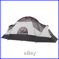 Ozark Trail 8 Person Camping Tent 2 Room Outdoor Family Dome Tent Easy Setup