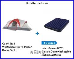 Ozark Trail 8 Person Camping Tent Instant Cabin Family Outdoor Room Easy Setup