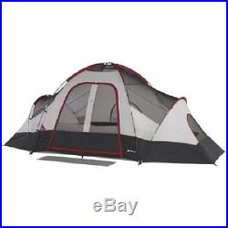 Ozark Trail 8 Person Camping Tent Instant Cabin Family Outdoor Room w 2 Mattress