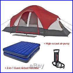 Ozark Trail 8 Person Camping Tent Instant Family Outdoor Cabin Room Easy Setup