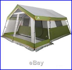 Ozark Trail 8 Person Family Cabin Tent, Outdoor Camping Shelter, Screen Porch