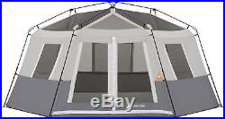 Ozark Trail 8-Person Instant Hexagon Cabin Tent Hiking Camping Outdoor Sleep New