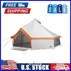 Ozark Trail 8 Person Storage Family Yurt Tent, Orange, NEW
