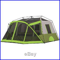 Ozark Trail 9 Person 2 Room Instant Cabin Tent Camping Outdoor Hiking Shelter