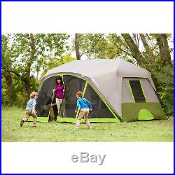 Ozark Trail 9 Person 2 Room Instant Cabin Tent Camping Outdoor Hiking Shelter