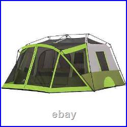 Ozark Trail 9 Person 2 Room Instant Cabin Tent with Screen Room, Free Shipping