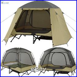 Ozark Trail Cot Tent 2 Person Sleeping Hiking Outdoor Camping Shelter Gear Loft