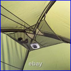 Ozark Trail Hazel Creek 18-Person Cabin Tent, with 3 Covered Entrances