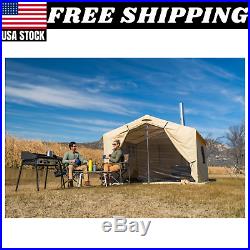 Ozark Trail North Fork 12' x 10' Wall Tent with Stove Jack Wall Tent New Camping