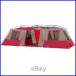 Ozark Trail Tent 15 Person Instant Cabin Large 3 Room Family Split Base