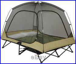 Ozark Trail Two-Person Cot Tent, Sleeps 2 Included Gear Loft, No Tax, New