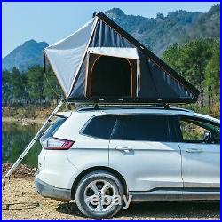 PICK UPTrustmade 3-Doors Hard Shell Triangle Rooftop Tent With Ladder&Mattress