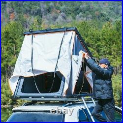 PICK UPTrustmade 3-Doors Hard Shell Triangle Rooftop Tent With Ladder&Mattress
