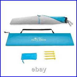 Pacific Breeze Easy Setup Beach Tent Deluxe XL SPF 50+ Pop Up Beach Tent Prov