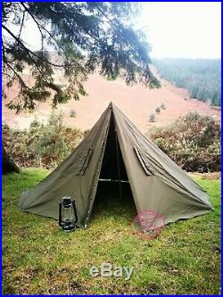Polish Army Poncho Canvas Lavvu Tent Brand New TAG Vintage Bushcraft Camping