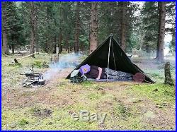 Polish Army Poncho Canvas Lavvu Tent Brand New TAG Vintage Bushcraft Camping
