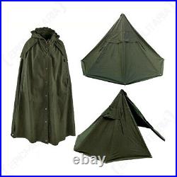 Polish Lavvu Tent Quarter Set of 2 Teepee & Poncho Camping Outdoor Shelter