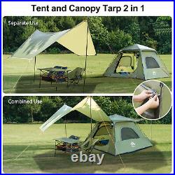 Pop Up Beach Tent 3-4 Person 83x83x55 Sun Shelter, Portable Outdoor shade US