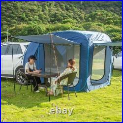 Pop Up Car Rear Tent Outdoor Camping Hiking Sunshade Tents Waterproof Windproof
