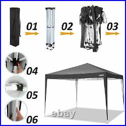 Pop-up Canopy Tent Outdoor Garden Heavy Duty Gazebo Anti-UV Cover Top Quality