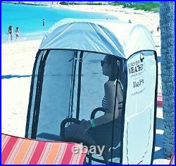 Pop-up Fine-Gauge Mesh Weather Pod Personal Shelter Portable and Lightweight
