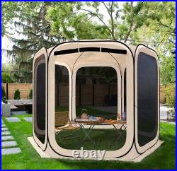 Pop-up Screen House Tent, Portable Screen Room Camping Canopy Tent