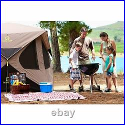 Pop up Tent 4 Person for Camping, 80'' Center Height, Instant Hub Tent with Mesh