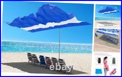 Portable Beach Shade for 5 People, Self-adjusts As The Wind Shifts, Foldable