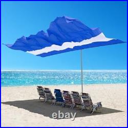 Portable Beach Shade for 5 People, Self-adjusts As The Wind Shifts, Foldable