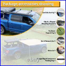 Portable Car Shelter Shade Camping Side Car Roof Top Tent Awning Waterproof UV