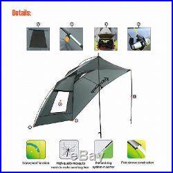 Portable Car Tent Awning Rooftop Shelter SUV Truck Van Travel Sunshade Canopy