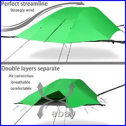 Portable Triangle Hammock Tent Ultralight Hanging-off Ground Tree Tent Green