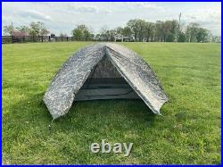 Pre-Owned maybe NEW LITEFIGHTER 1-MAN TENT ACU Digital Camo Hiking Camping
