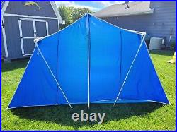 Pristine Vintage Montgomery Ward Western Deluxe Family Cabin Tent, 9' x 12