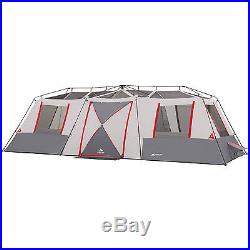 Professional 15 Person Cabin Camping Large Tent 3 Room Family Split Ozark Trail